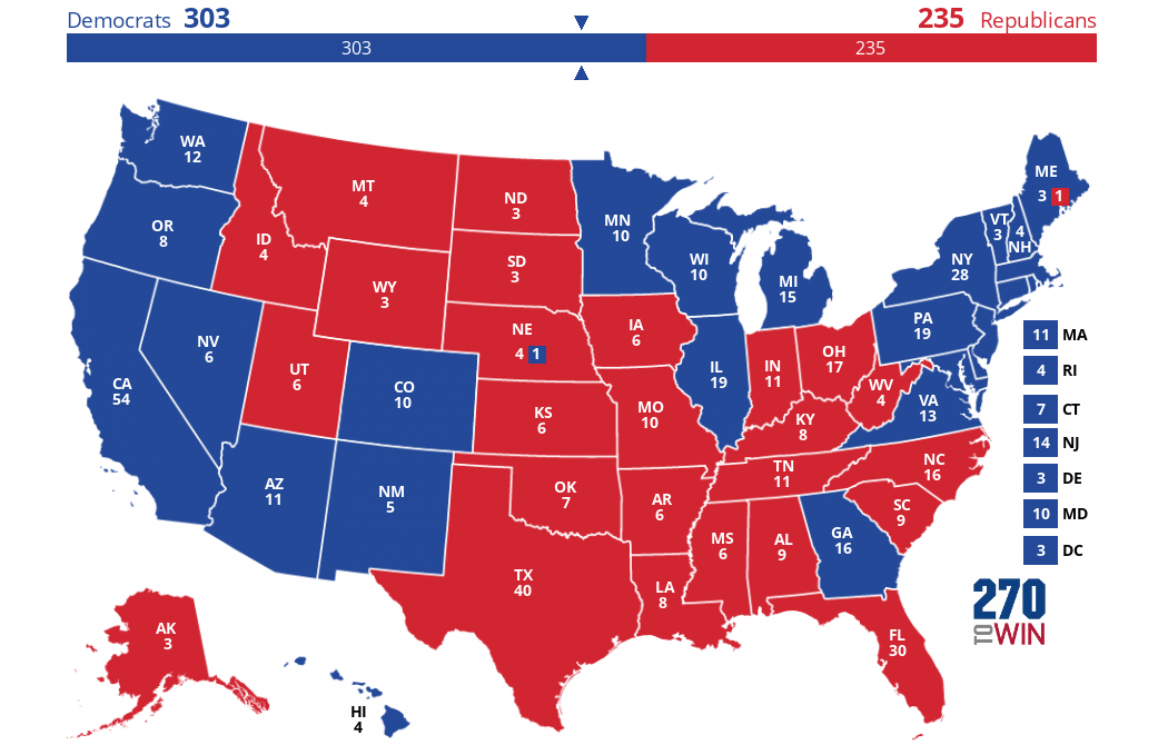 2024 Presidential Election Polls 270 To Win Timi Adelind