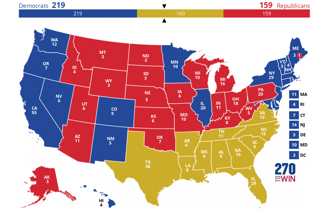 2024 Presidential Election Interactive Map