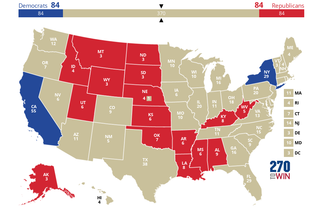 2024 Presidential Election Interactive Map