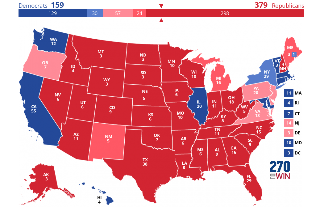 2024 Presidential Election Interactive Map