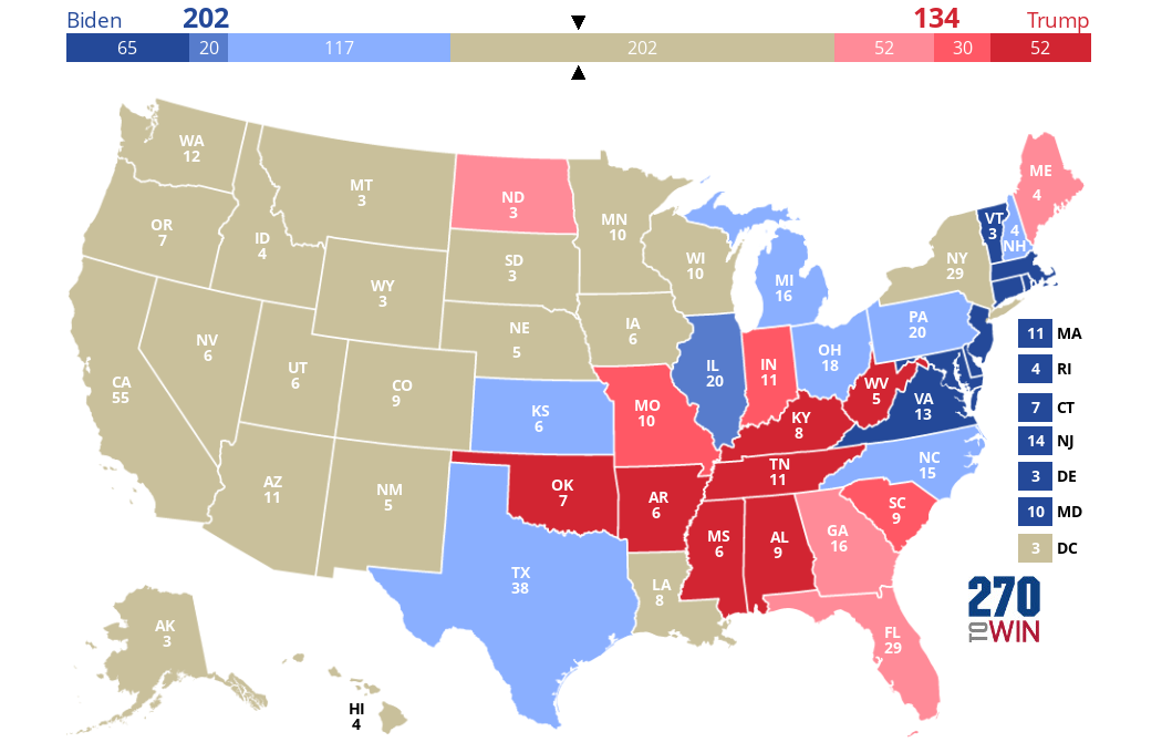 2024 Presidential Election Interactive Map