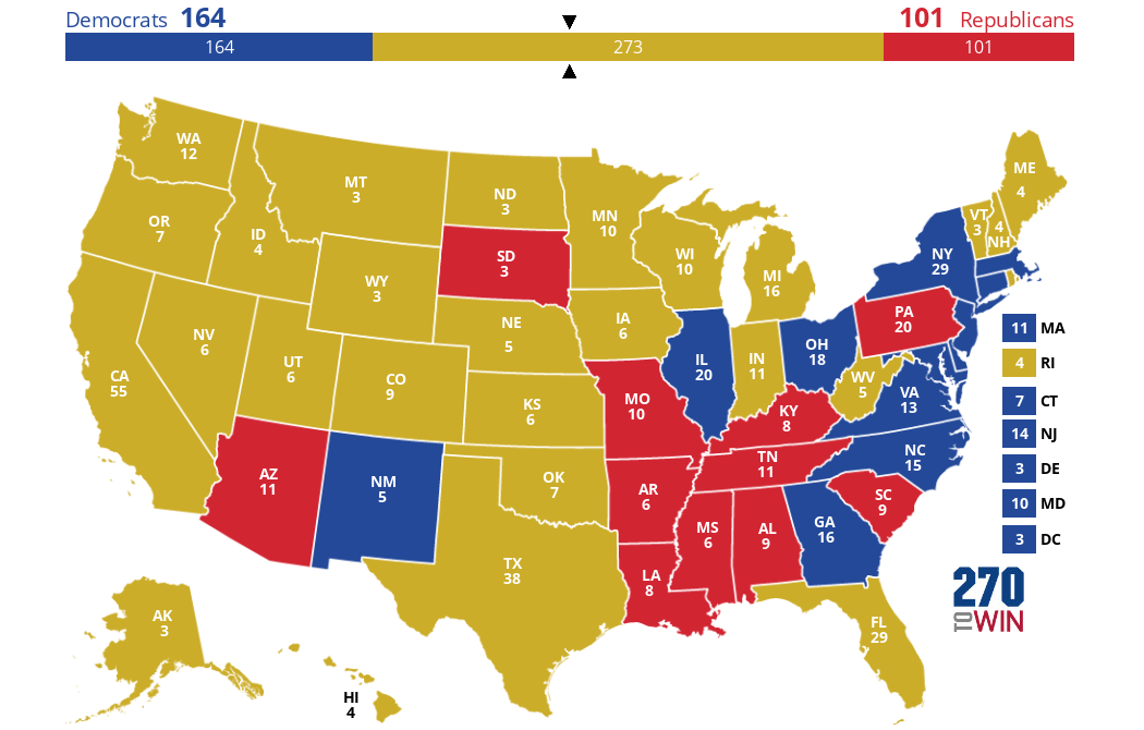 2024 Presidential Election Interactive Map