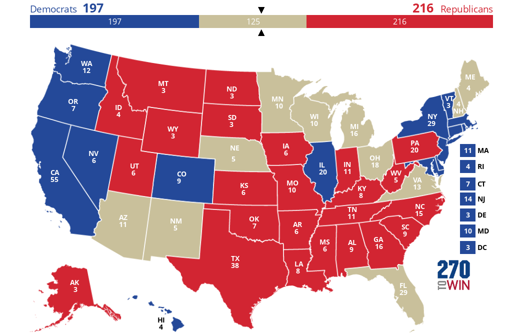 2024 Presidential Election Interactive Map