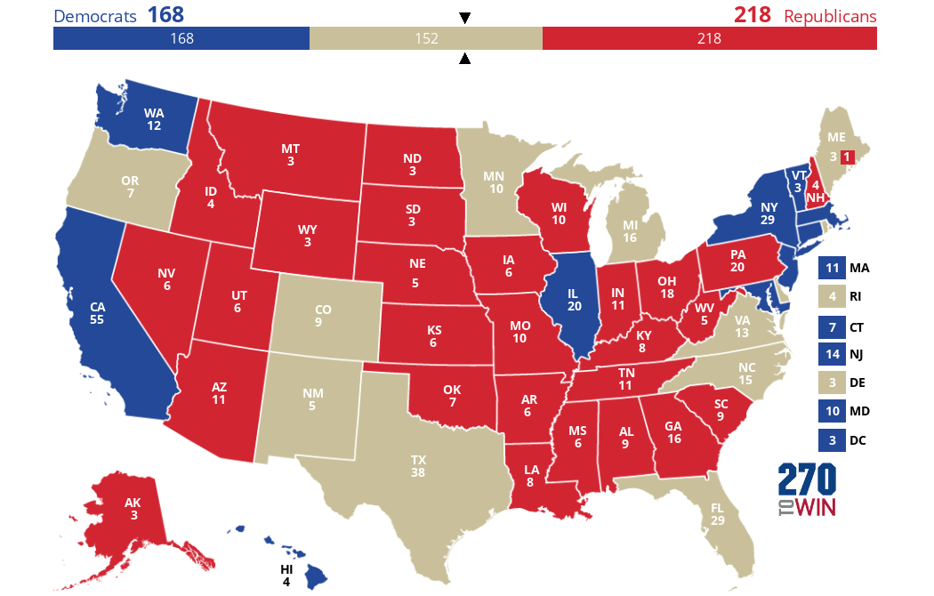 2024 Presidential Election Interactive Map