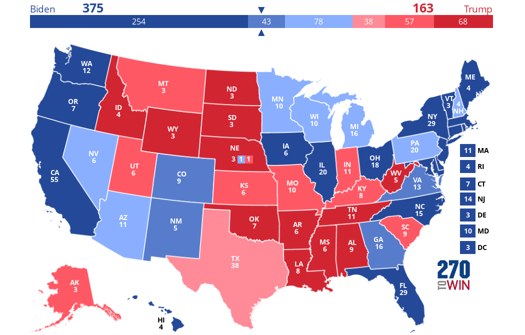 2024 Presidential Election Interactive Map