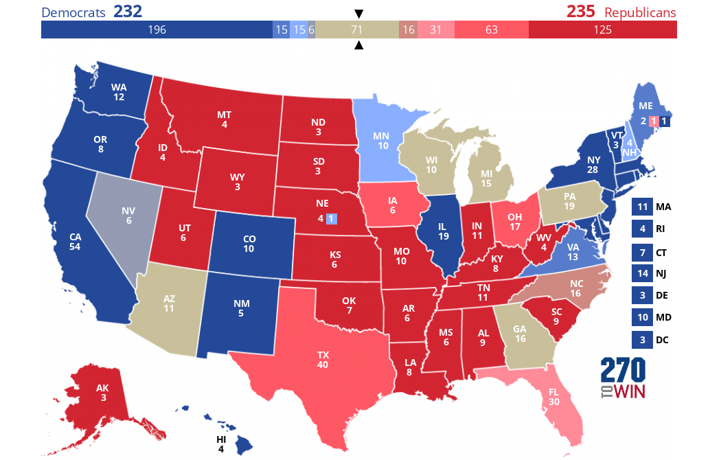 Inside Elections 2024 Presidential Ratings