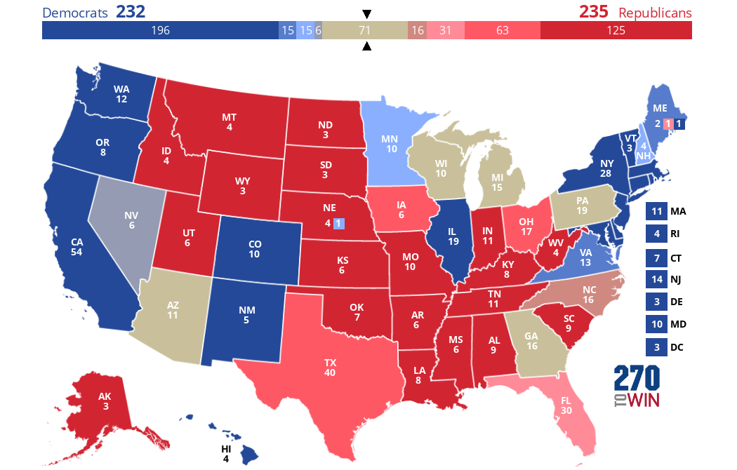 Inside Elections 2024 Presidential Ratings 270toWin