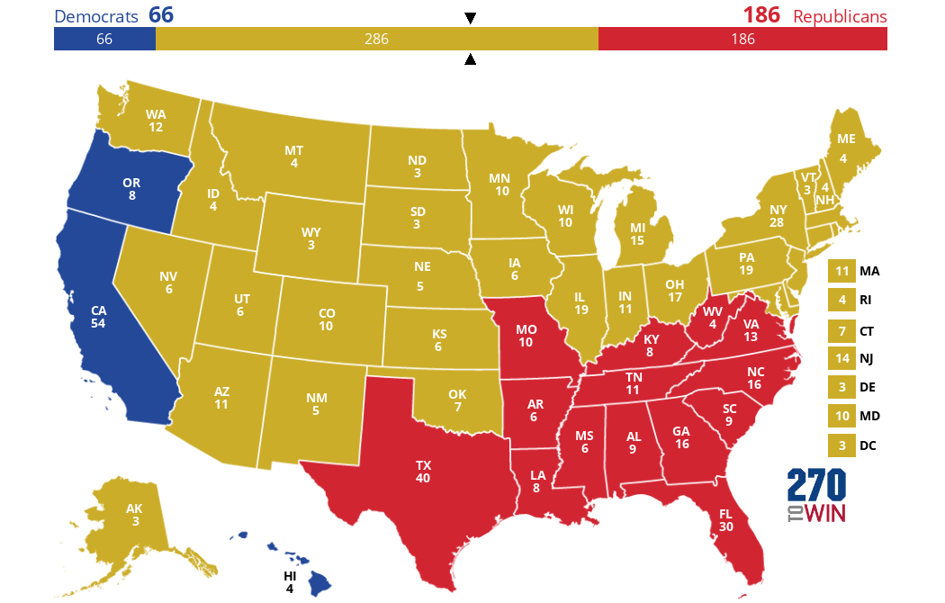 2024 Presidential Election Interactive Map