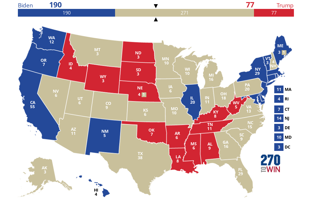 2024 Presidential Election Interactive Map