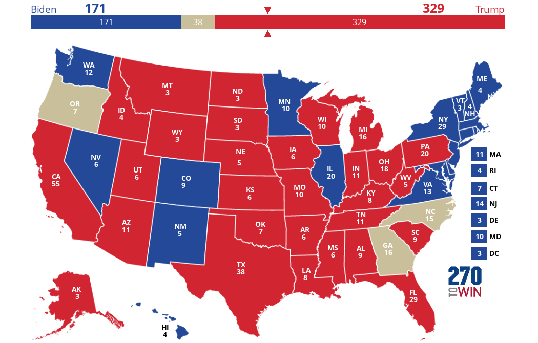 2024 Presidential Election Interactive Map