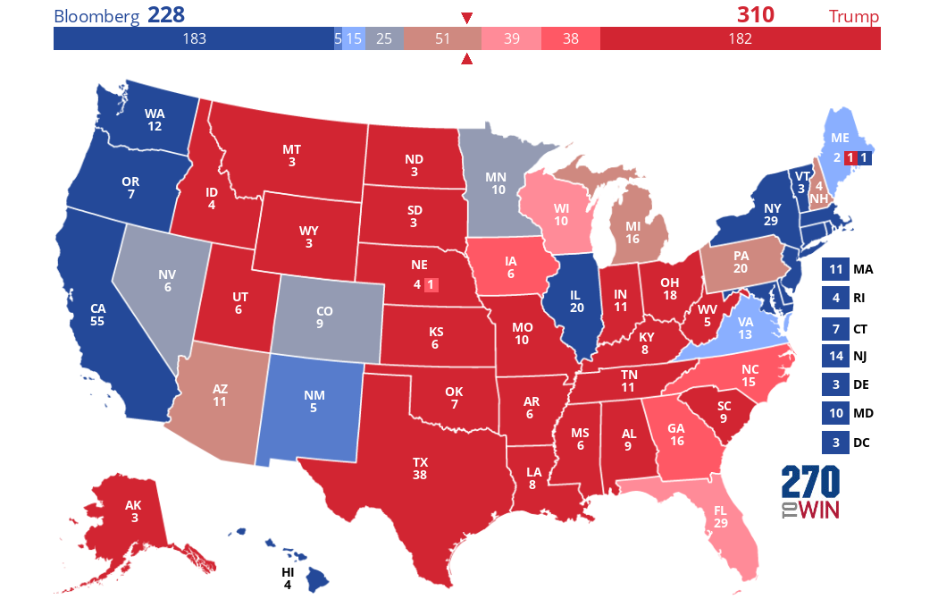 2025 Presidential Election Interactive Map