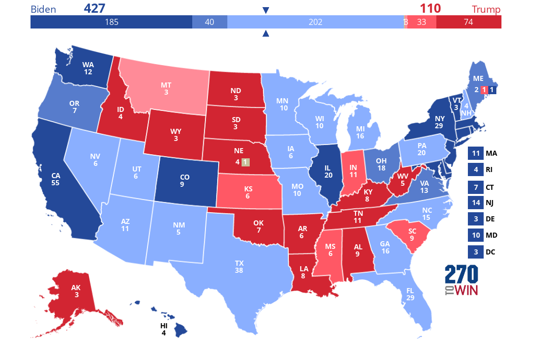 2024 Presidential Election Interactive Map