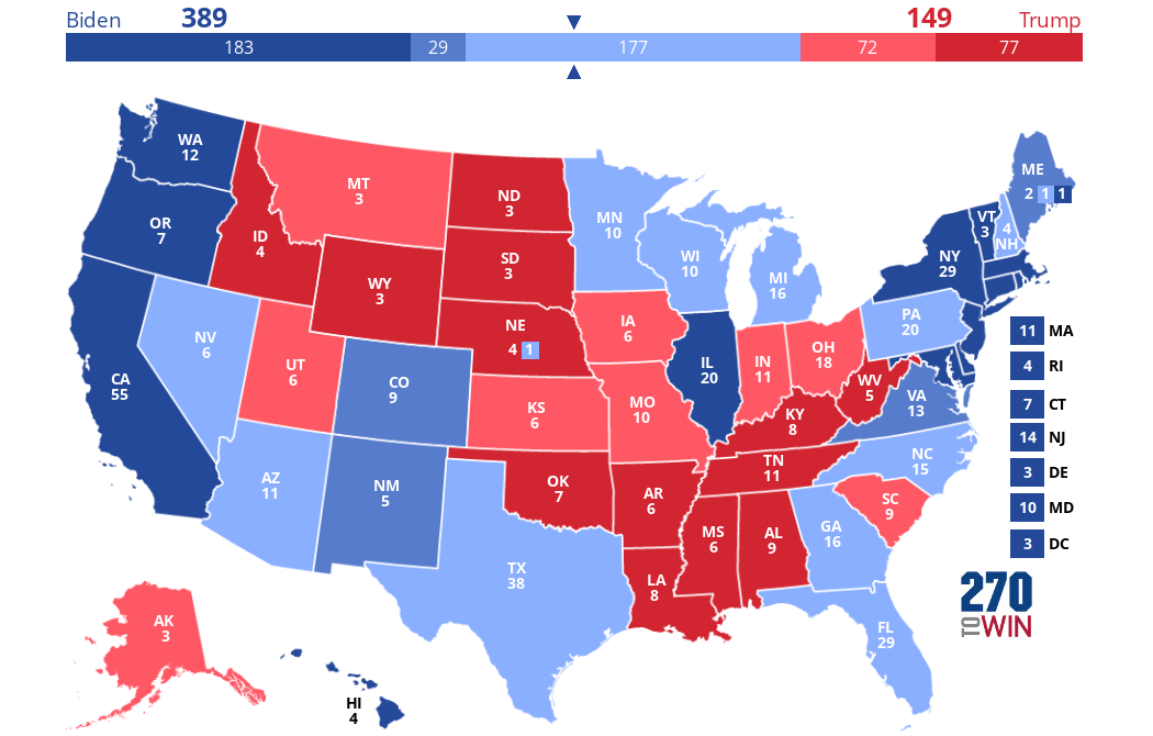 2024 Presidential Election Interactive Map