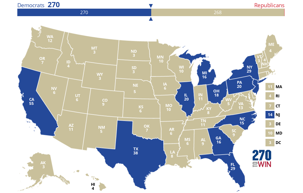 2024 Presidential Election Interactive Map