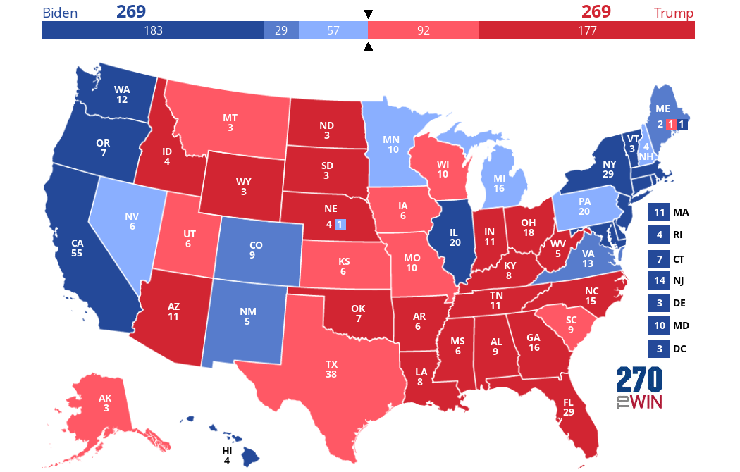 2024 Presidential Election Interactive Map