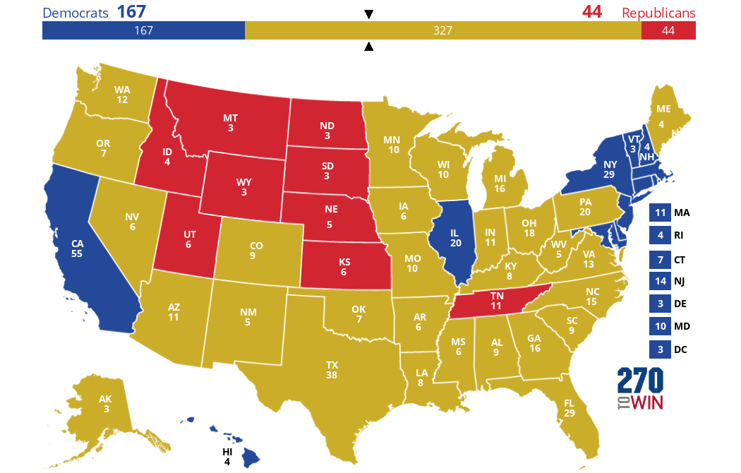 2024 Presidential Election Interactive Map