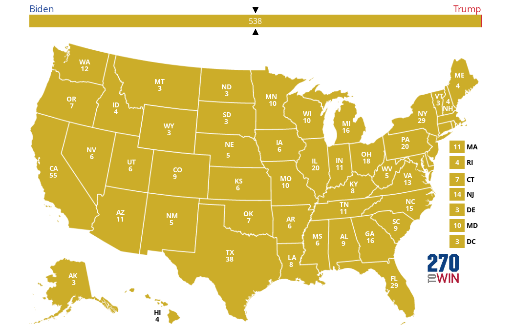 2024 Presidential Election Interactive Map