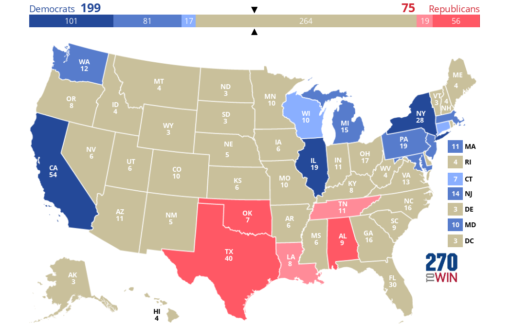 2024 Presidential Election Interactive Map