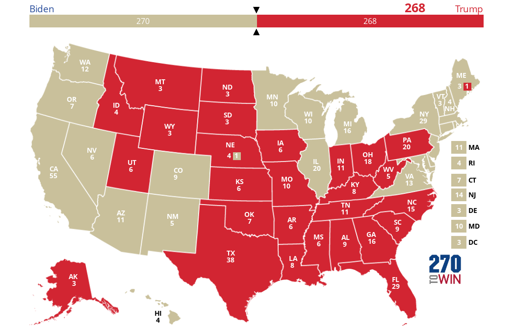 2024 Presidential Election Interactive Map