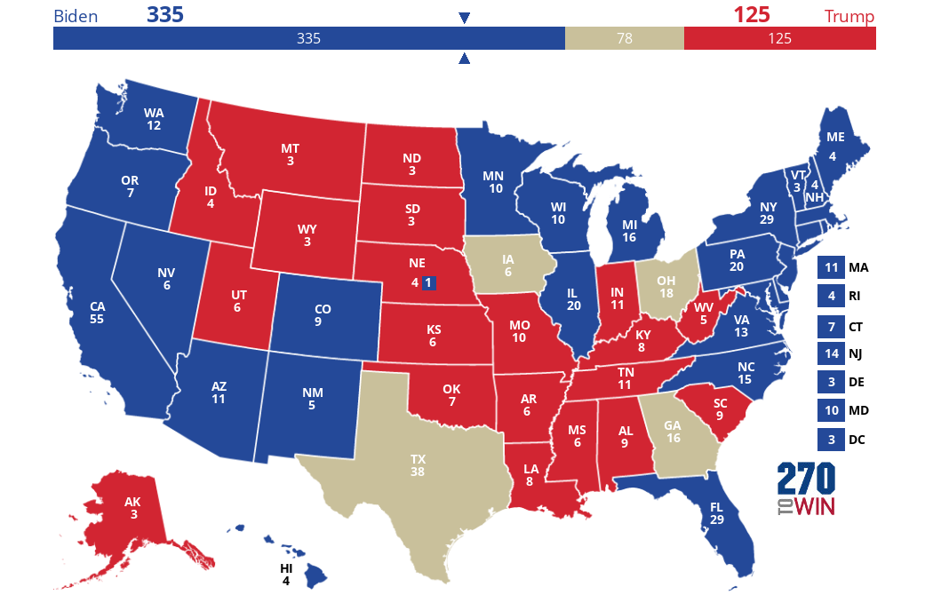 2024 Presidential Election Interactive Map