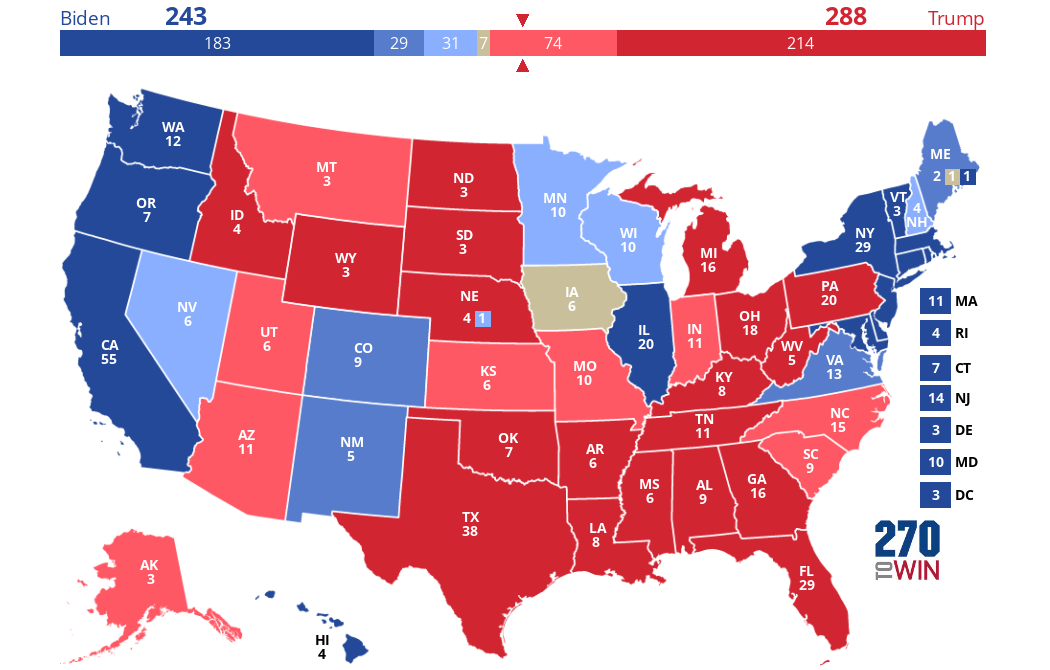 2024 Presidential Election Interactive Map
