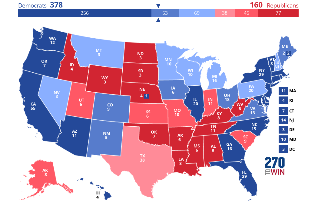 2020 Presidential Election Interactive Map