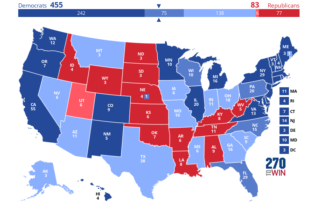 2024 Presidential Election Interactive Map