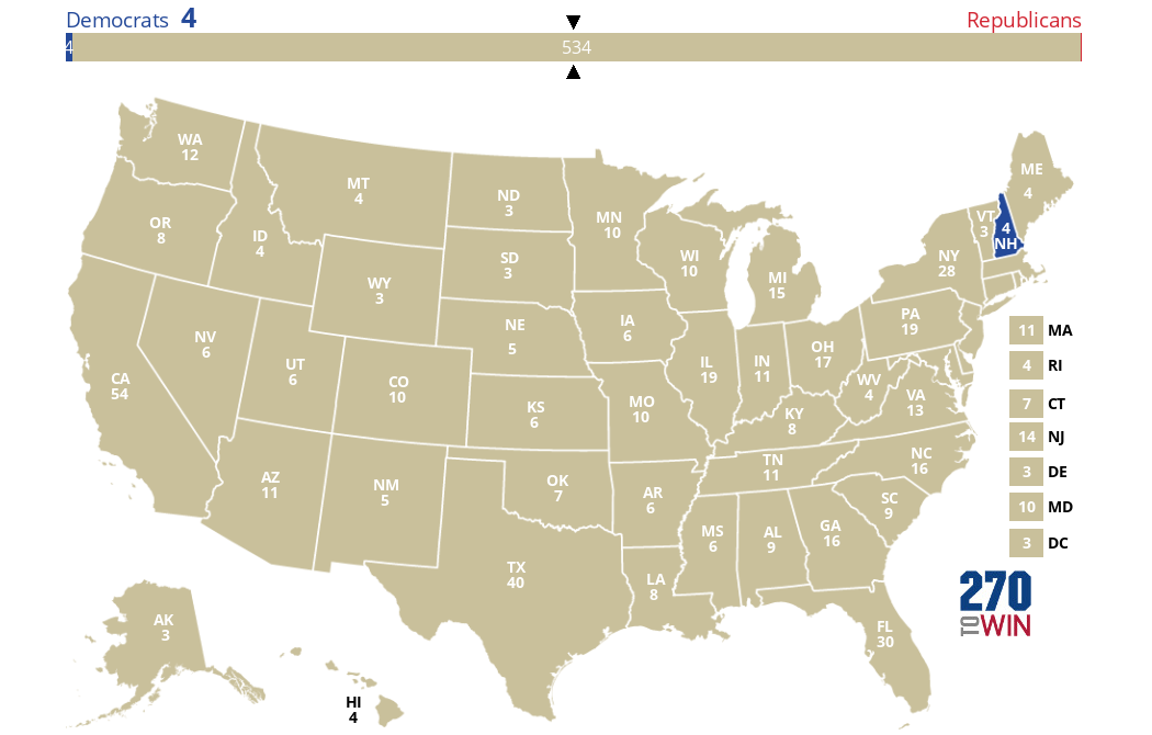 2024 Presidential Election Interactive Map