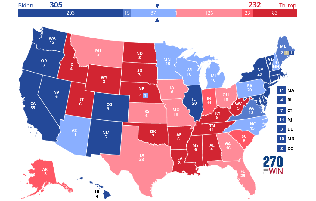 2024 Presidential Election Interactive Map