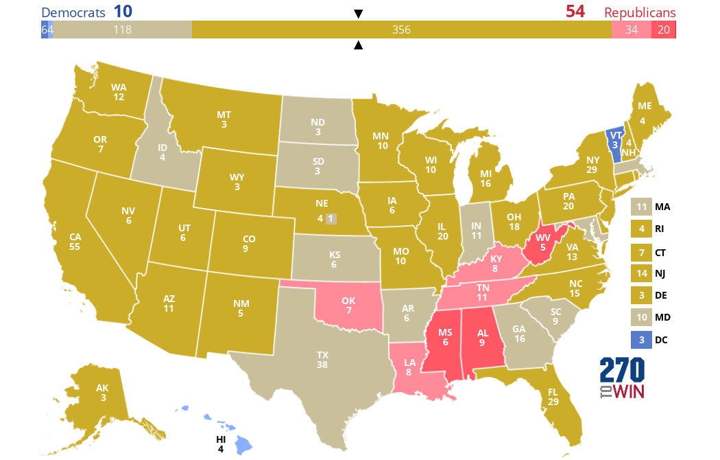 2024 Presidential Election Interactive Map