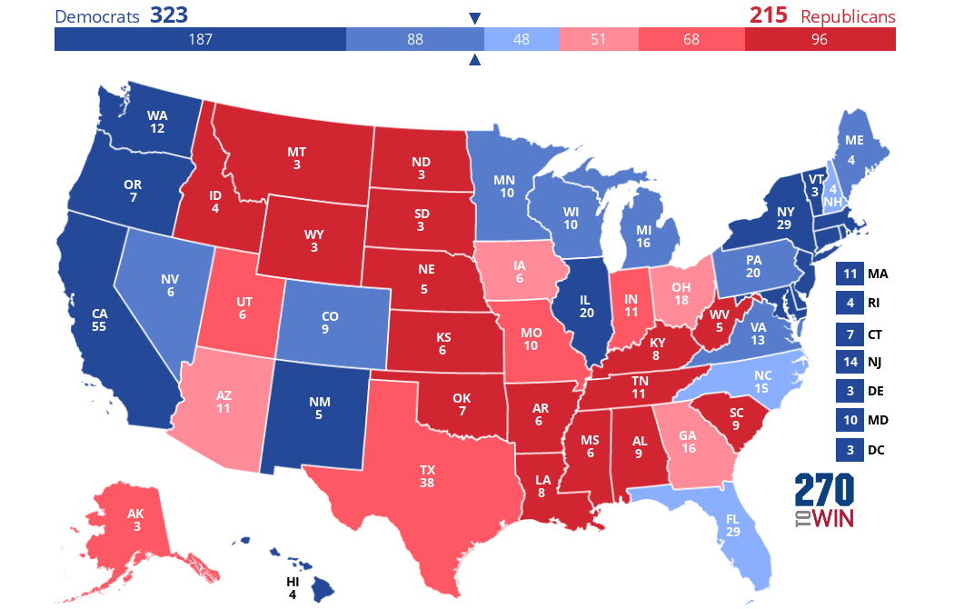 2024 Presidential Election Interactive Map