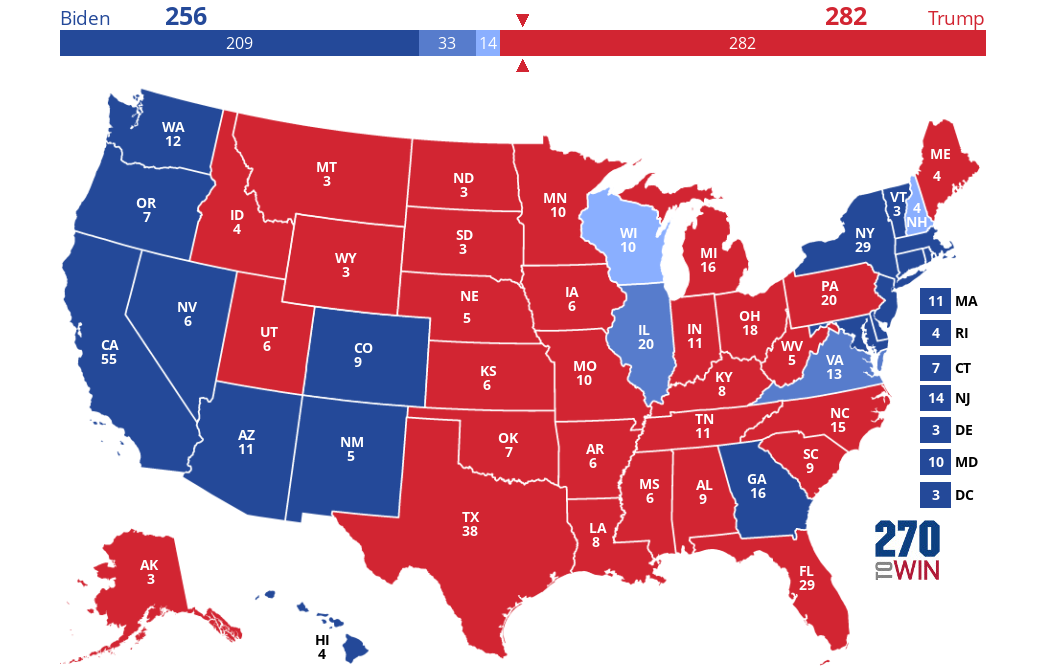 2024 Presidential Election Interactive Map