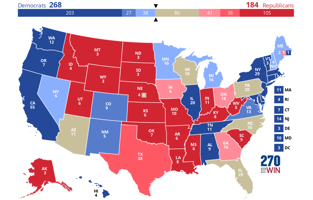 2024 Presidential Election Interactive Map