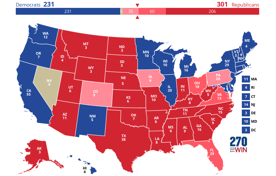 2024 Presidential Election Interactive Map