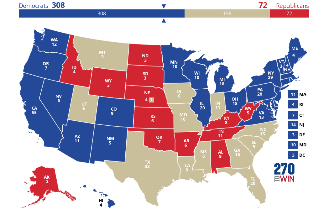 2024 Presidential Election Interactive Map