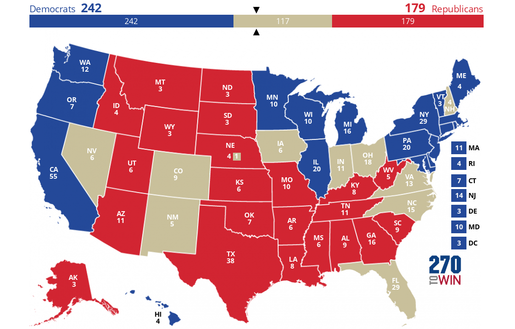 South Carolina 2022 Election Calendar Blue And Red States - 270Towin