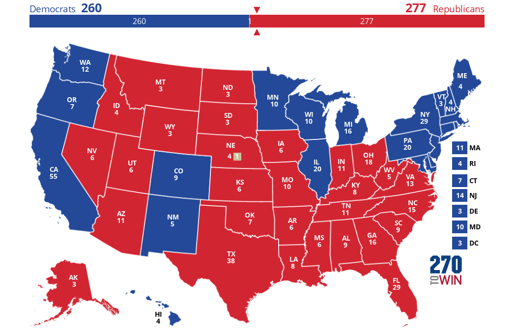 2025 Presidential Election Interactive Map