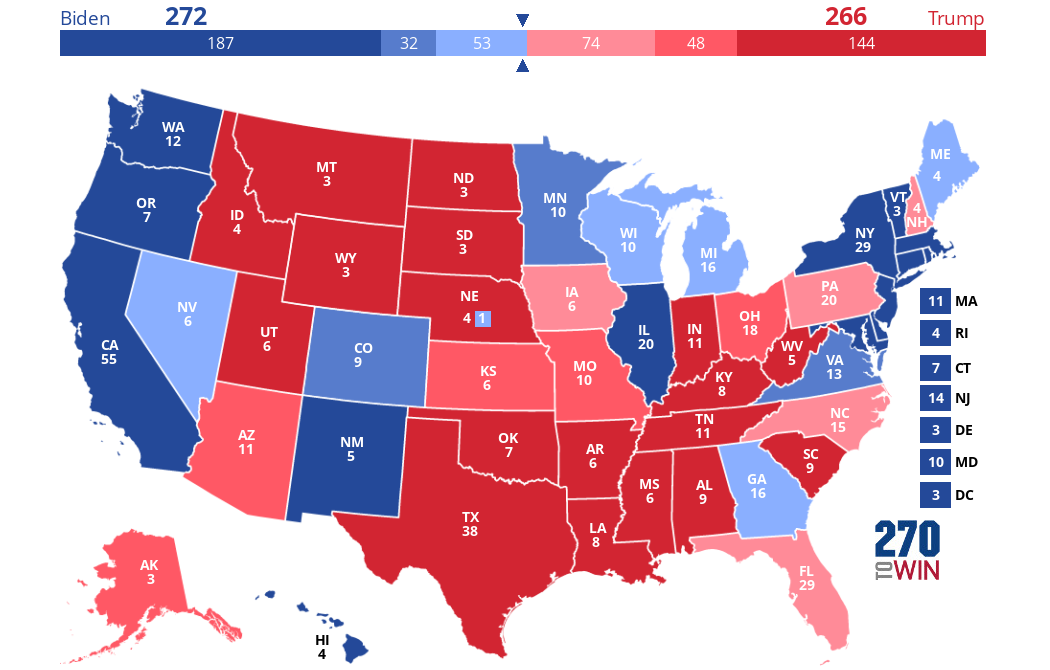 2024 Presidential Election Interactive Map