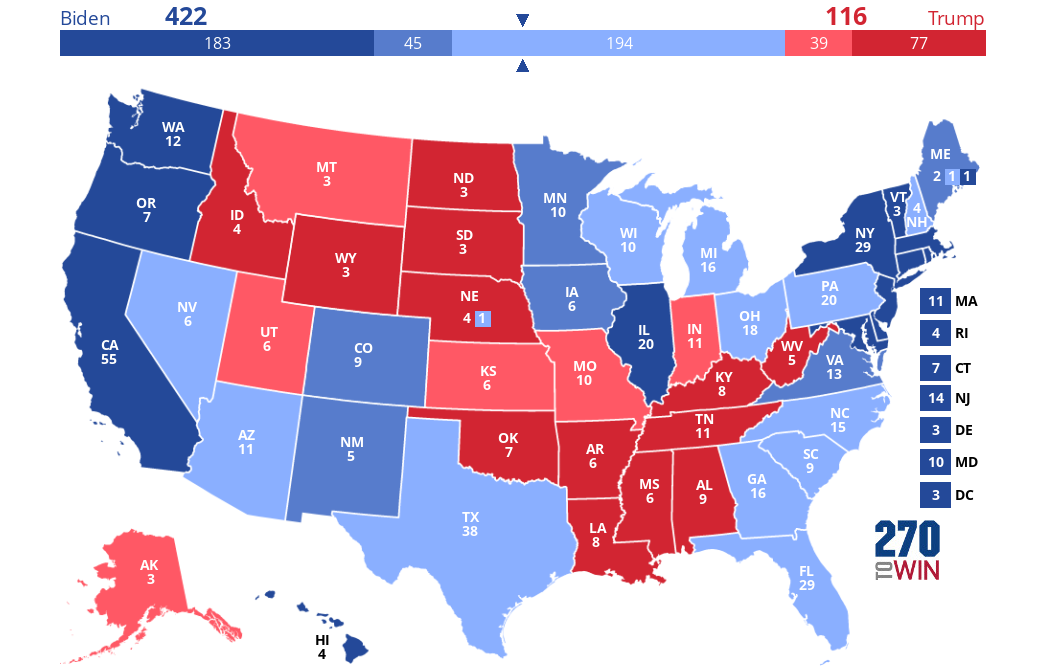 2024 Presidential Election Interactive Map