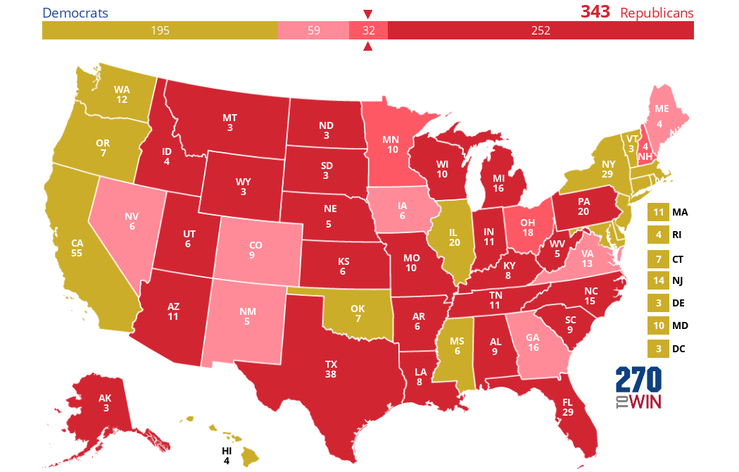 2025 Presidential Election Interactive Map