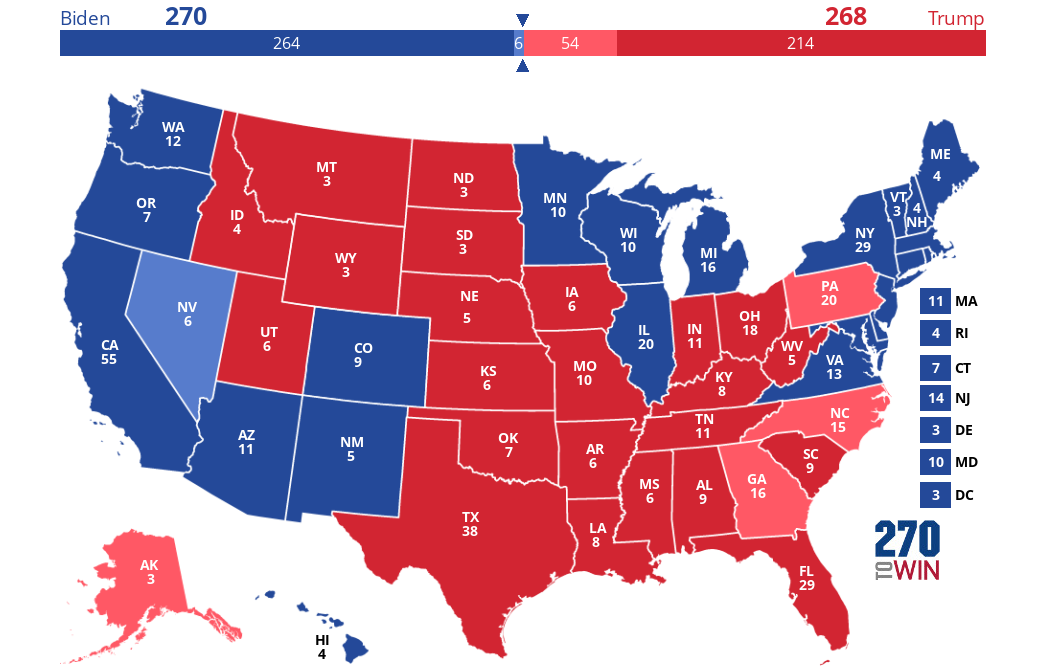 2024 Presidential Election Interactive Map