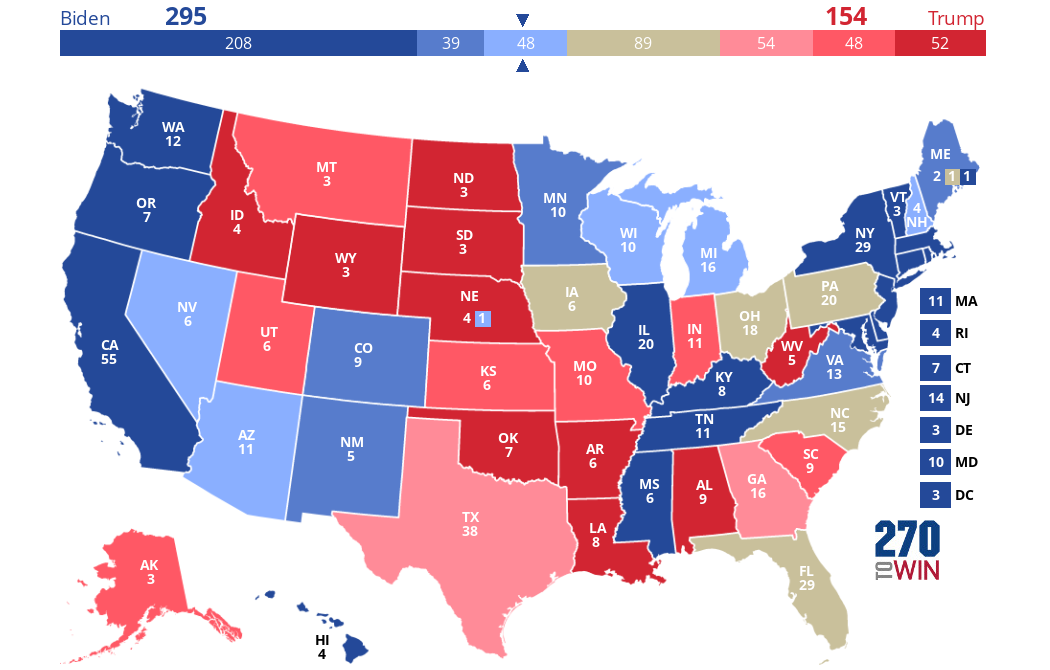 2025 Presidential Election Interactive Map