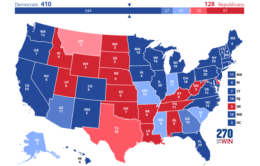 2024 Presidential Election Interactive Map