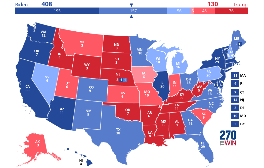 2024 Presidential Election Interactive Map