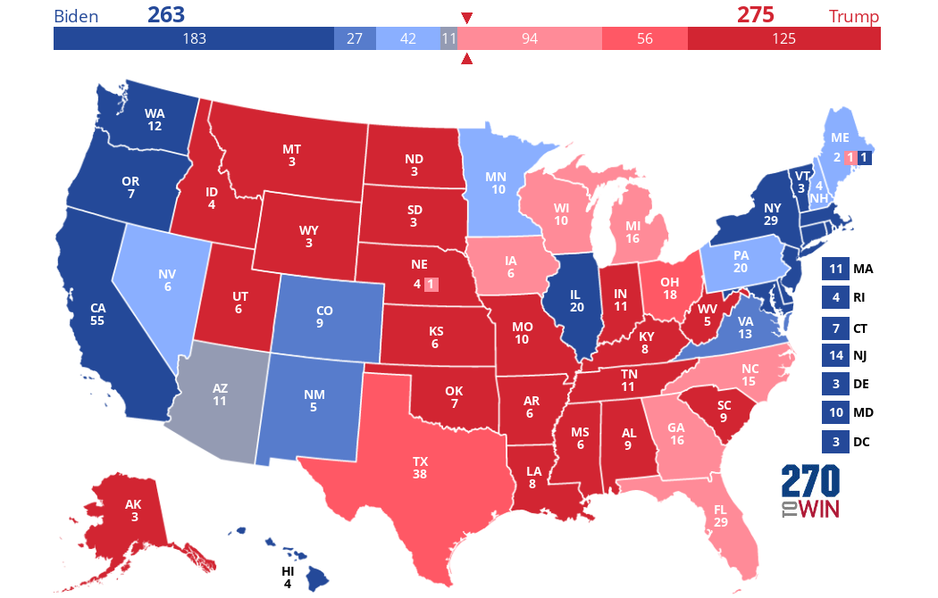 2024 Presidential Election Interactive Map