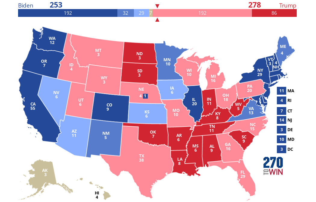 2024 Presidential Election Interactive Map