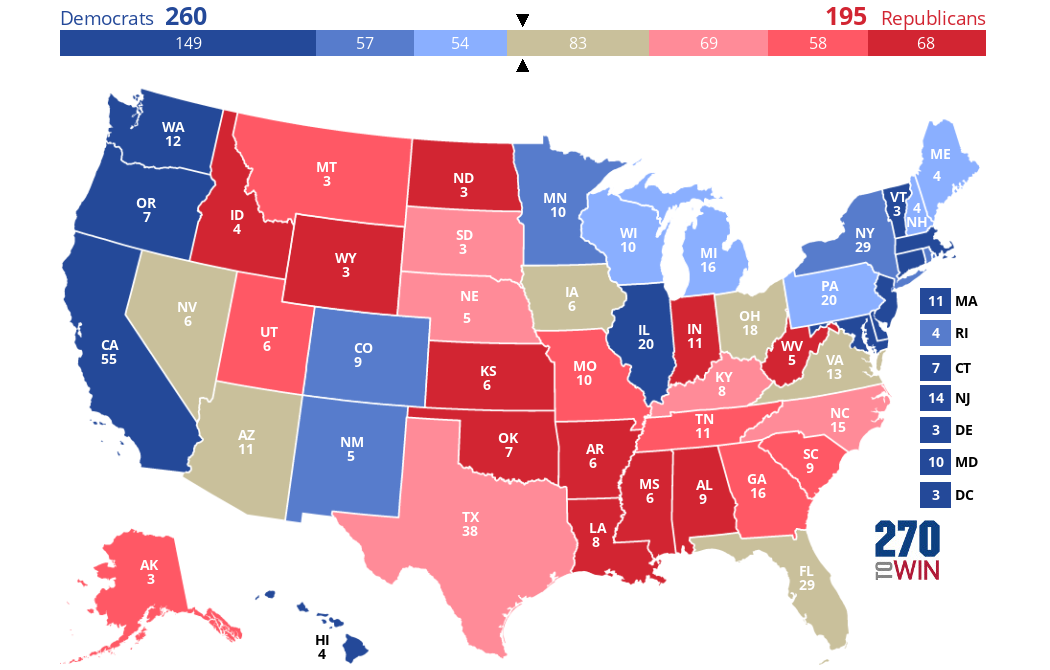 2024 Presidential Election Interactive Map