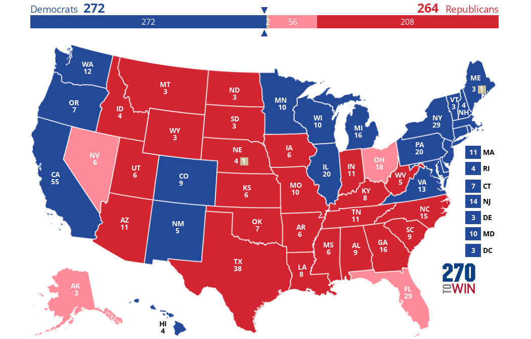 2024 Presidential Election Interactive Map