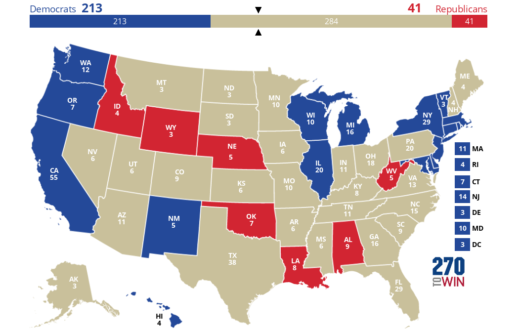 2025 Presidential Election Interactive Map