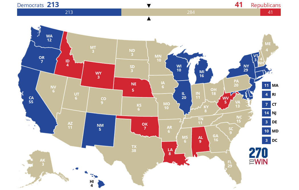 2024 Presidential Election Interactive Map